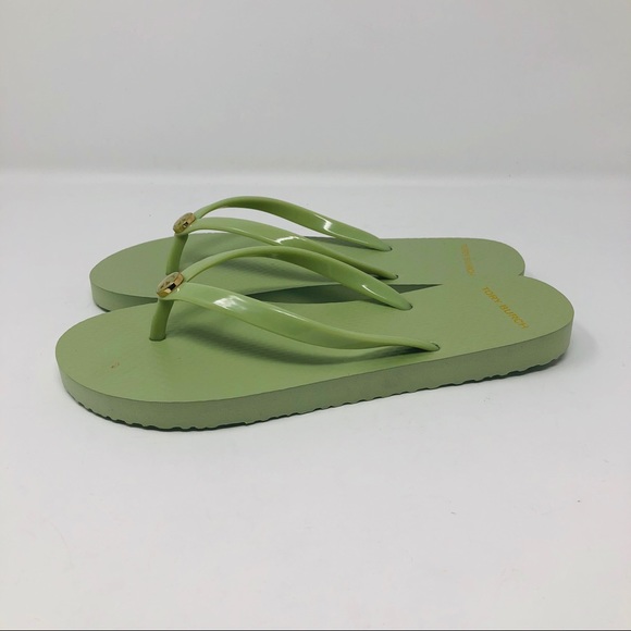 ❌SOLD❌TORY BURCH THIN FLIP FLOPS - GARDEN SAGE SZ7 - Picture 4 of 8
